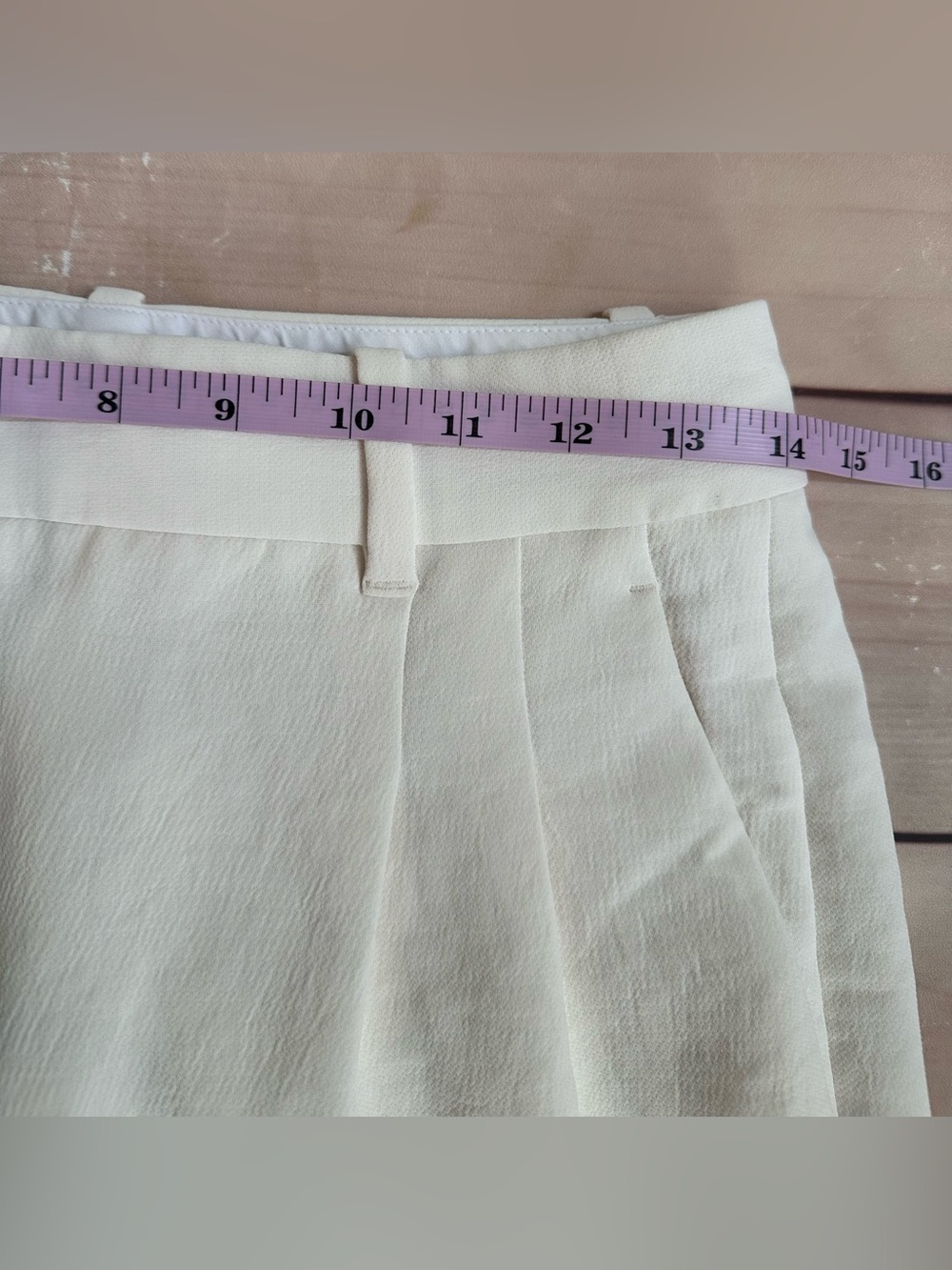 Aritzia The Effortless Pant White Size 4 High Rise Wide Leg Office Trousers - Picture 7 of 11